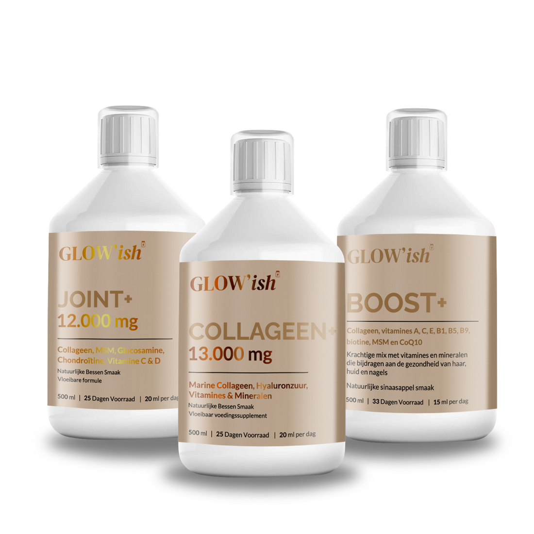 Ultimate Glow &amp; Power Bundle (26.000 mg collageen)