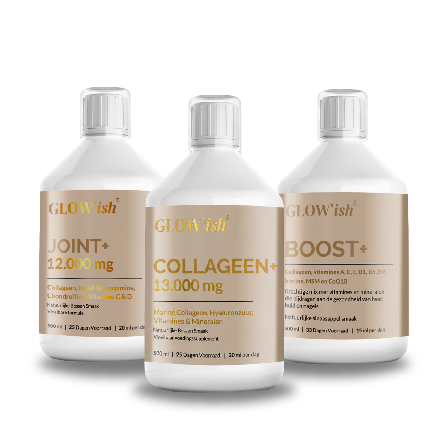 Ultimate Glow &amp; Power Bundle (26.000 mg collageen)